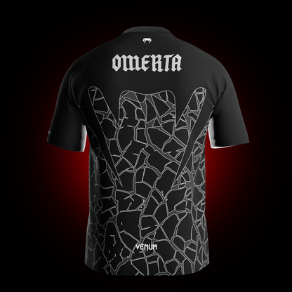 T-shirt Officiel Omerta : Jersey Venum X Omerta Black