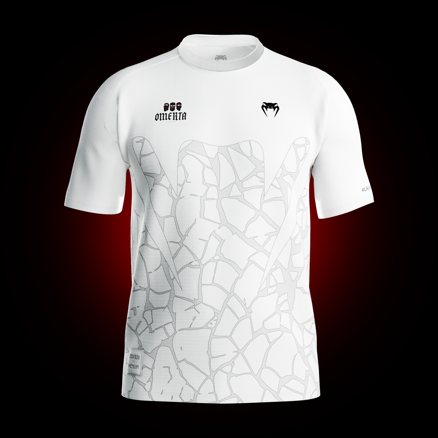 T-shirt Officiel Omerta : Jersey Venum X Omerta White