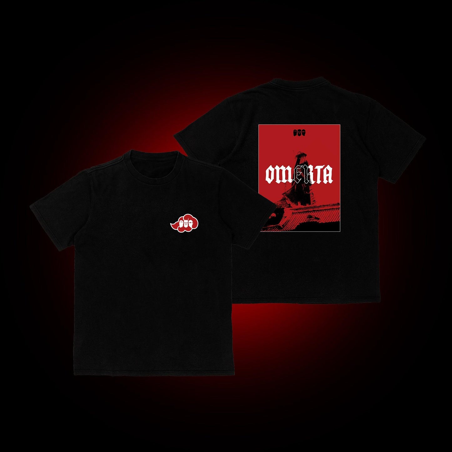 T-shirt Officiel Omerta : Tee-Shirt Akatsuki Shadow